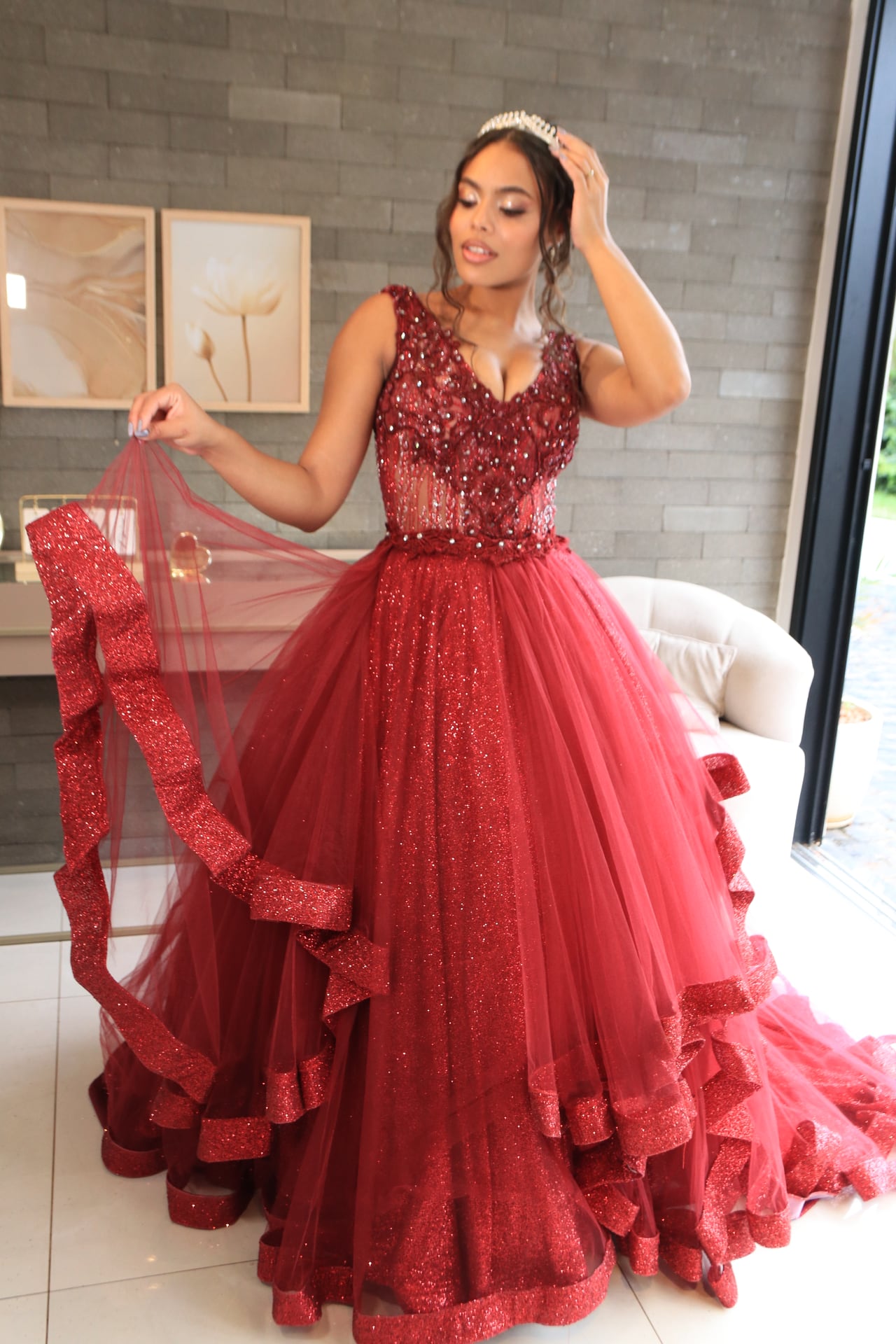 Vestido Vermelho 2 em 1